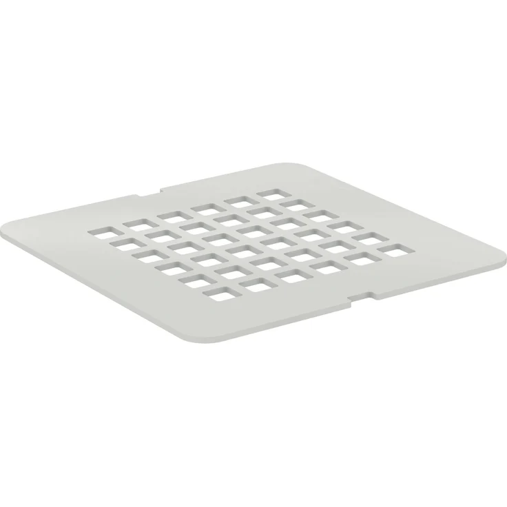 Ideal Standard Ablaufabdeckung für Badewannen, 90 mm, Carraraweiss, passend für Ultra Flat S Modelle, 140 mm x 130 mm
