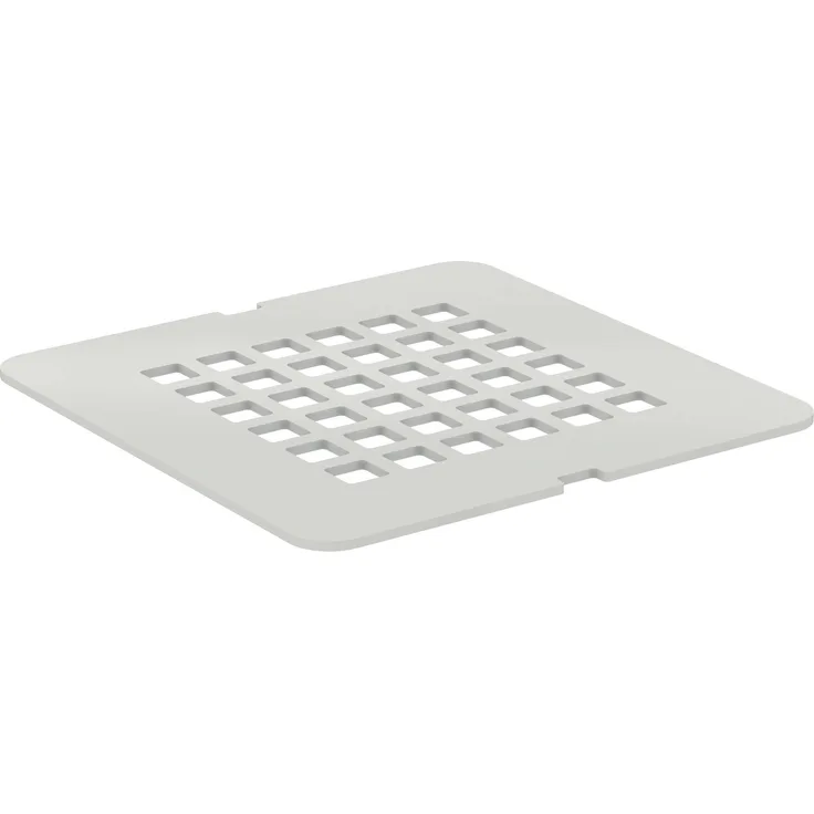 Ideal Standard Ablaufabdeckung für Badewannen, 90 mm, Carraraweiss, passend für Ultra Flat S Modelle, 140 mm x 130 mm