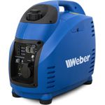 Weber-Werke Camping Generator / Inverter 1500 W blau mit automatischem Überlastschutz