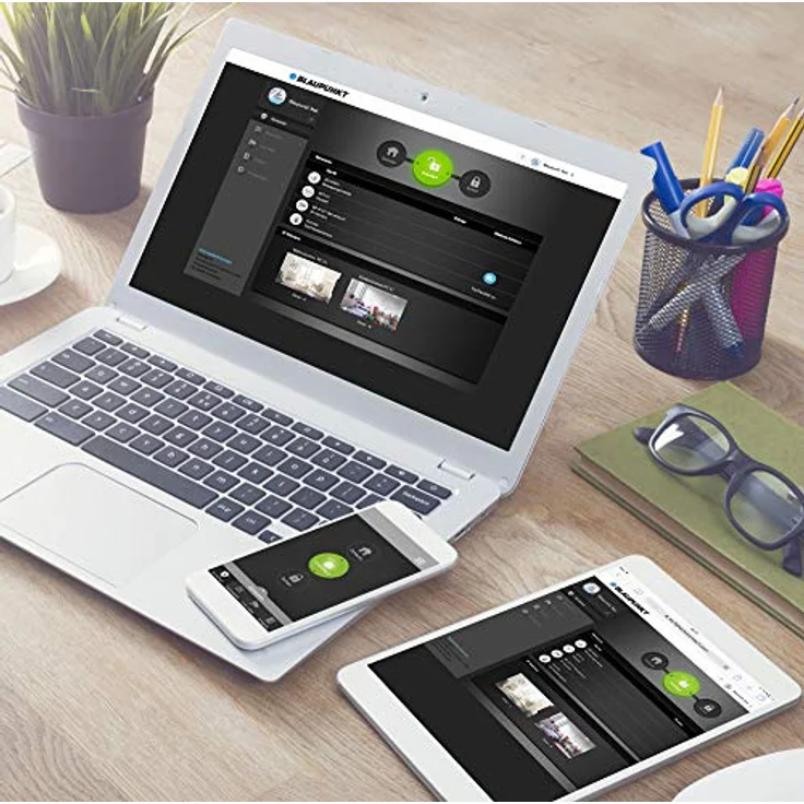 Blaupunkt Funk-Tür-Fensterkontakt DC-S4 I Zubehör für Blaupunkt Alarmanlagen der SA- und Q-Serie I Fenstersicherung und Türsicherung I Sensor und Magnet I weiß – Bild 3