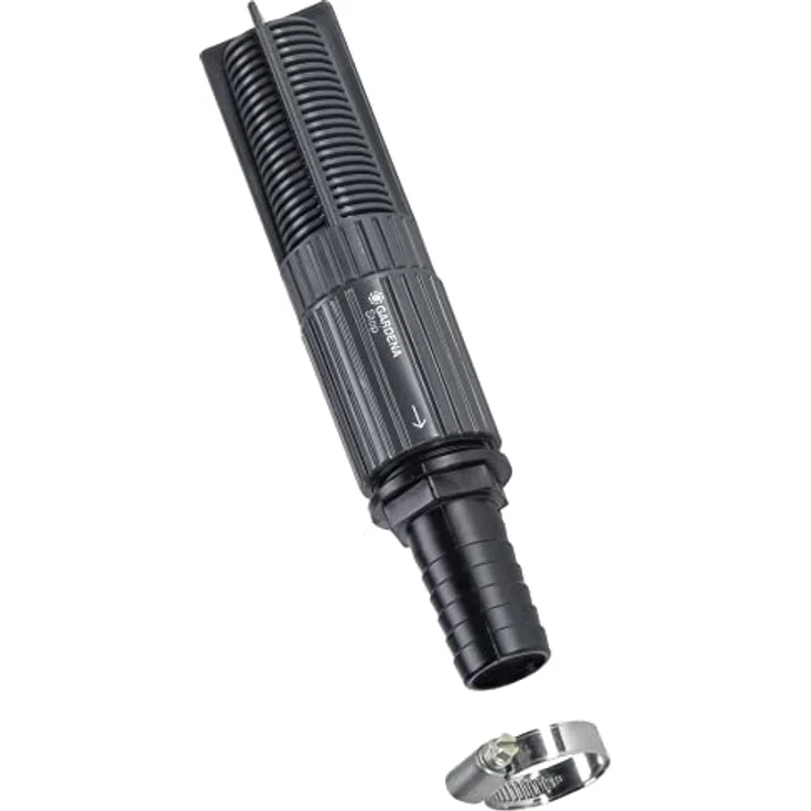 Gardena Saugfilter mit Rückflussstopp, 25 mm (1 Zoll): Effizienter Schlauchfilter zum Anschluss an den Saugschlauch, mit Schlauchklemme (1727-20) – Bild 4