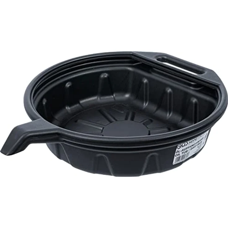 BGS 9979 | Öl-Auffangwanne mit Ausgießer | 3,5 l | Durchmesser: 265 mm | Höhe: 60 mm | Material: HDPE | schlagfest – Bild 2