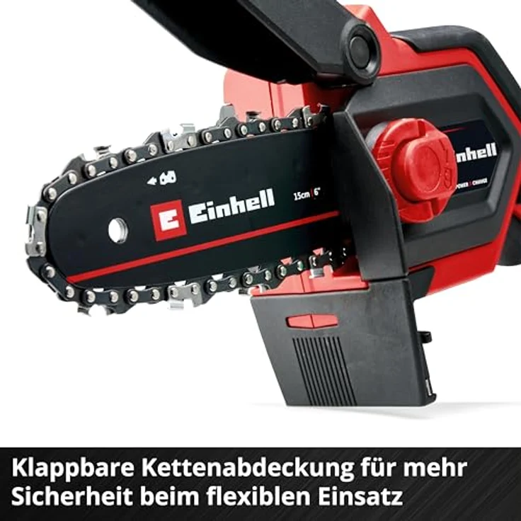 Einhell Akku-Astkettensäge GE-PS 18/15 Li-Kit, 18 V, bürstenloser Motor, mit Holster, ohne Akku – Bild 10