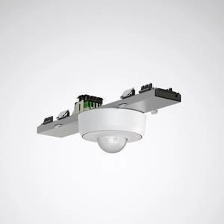 Trilux Bewegungsmelder Geräteträger mit Infrarot-Sensor, 24 m Reichweite, DALI-2 Integration, IP50 Schutz für Innenräume
