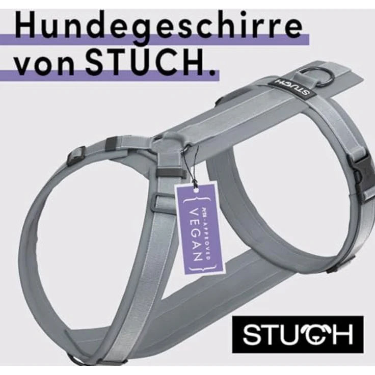 STUCH Hunde-Geschirr STUCH - Hundegeschirr - verstellbares Nylon Geschirr - gepolstert – Bild 2