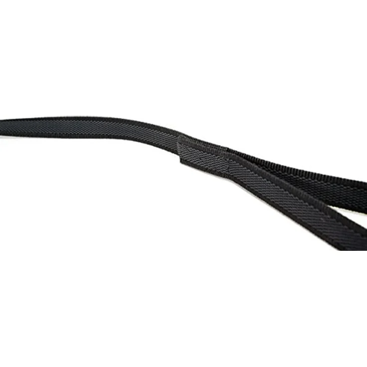 IDC Color & Gray gumierte Leine, 14 mm x 2 m mit Schlaufe, Schwarz-Grau – Bild 2