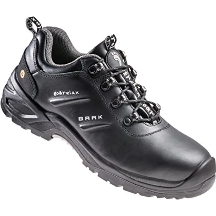 Sicherheitsschuh Harris Gr.44 schwarz Leder S3 SRC ESD EN20345 BAAK, 7214N-44N
