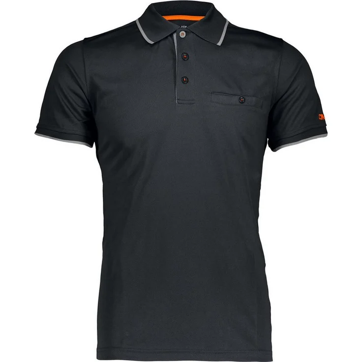 CMP Herren Poloshirt Man Piquet Polo 3T60137N, bequemes Arbeitsshirt in Blau – Bild 1