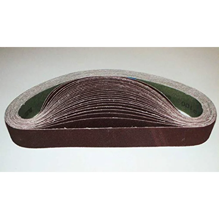 10 Stück Schleifband Gewebe 50 x 1020 mm Körnungen 100 P100 Bandschleifer Messerschleifer Schleifgerät Schleif Band Gewebeband Trocken Nass zb Schleifpapier Schleif-Mix Schleifbänder