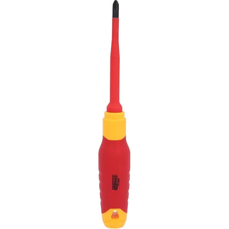KSTOOLS VDE PH-Schraubendreher PH2, 215 mm, 1000 Volt, S2 Spezialstahl, 2-Komponentengriff, isoliert nach IEC 60900