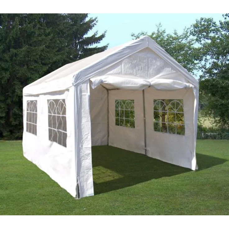 DEGAMO Pavillon-Ersatzdach PALMA, PVC weiss 480g/m², mit Spanngummis – Bild 3