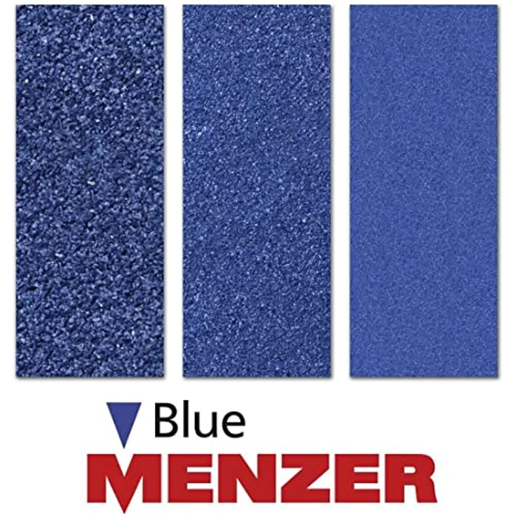 MENZER Blue Klett-Schleifscheiben, 125 mm, 17-Loch, für Exzenterschleifer, Zirkonkorund, 25 Stk., K100 – Bild 2