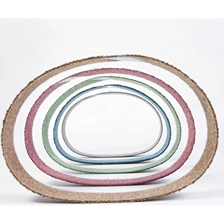 Score Abrasives Pro Line Vlies-Schleifband, 5-teiliges Premium-Set, gemischte Körnungen (P80-P600), 40 x 760 mm, für Metall, Holz, Kunststoff und Edelstahl – Bild 3