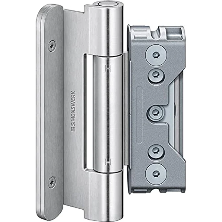 Simonswerk Haustürband Baka Protect 4010 3D STA verz. 160kg Holzhaustüren - Dreidimensional verstellbar, hohe Belastbarkeit, komfortable 3D-Verstellung – Bild 1