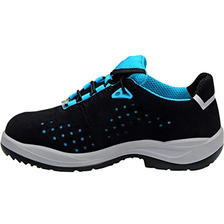 ELTEN IMPULSE Lady aqua Low ESD S1PS Sicherheitsschuh, Mikrofaser, atmungsaktives Textilfutter, schwarz – Bild 5