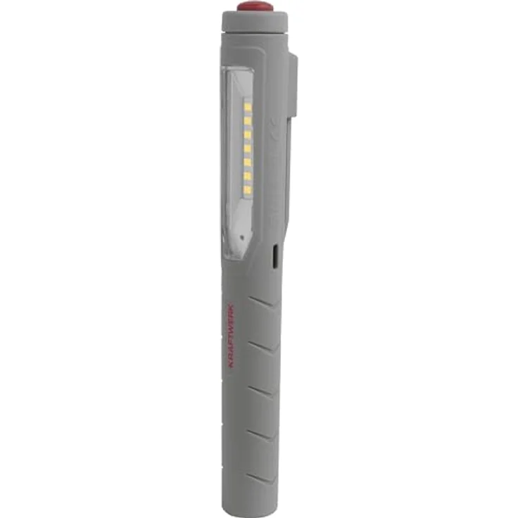 KRAFTWERK LED Stiftlampe 703.000.001, Taschenlampe mit 6x SMD LED, Magnet und Halte-Clip, schlag- und stossfest nach IK07, 120 Lumen, 4,5 Stunden Betriebszeit – Bild 2