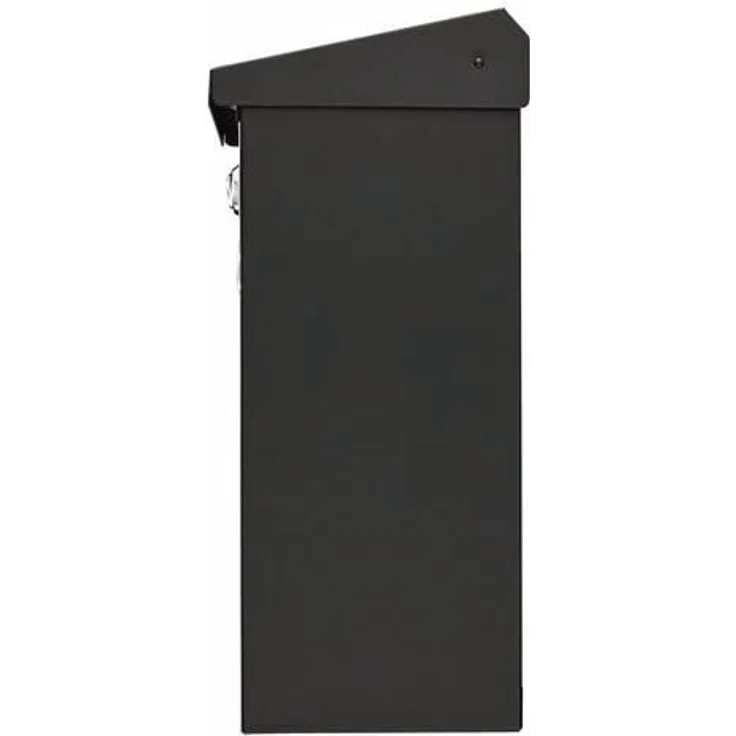 BURG-WÄCHTER Briefkasten mit aufklappbarem Regendach, A4 Einwurf-Format, EU Norm EN 13724, Verzinkter Stahl, Comfort 913 S, Schwarz – Bild 3