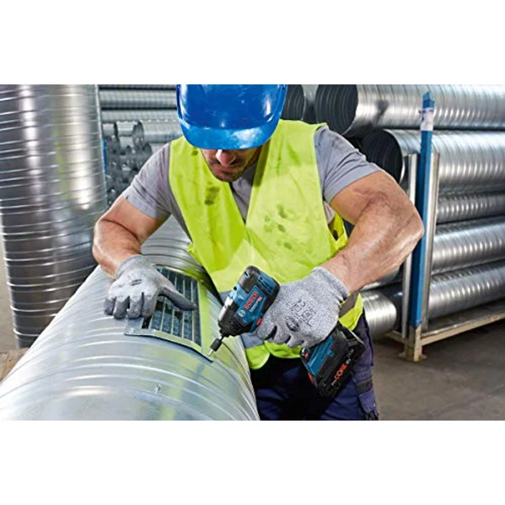 Bosch Professional GDR 18V-200 C Drehschlagschrauber 18V System, 18 V, Blau – Bild 3