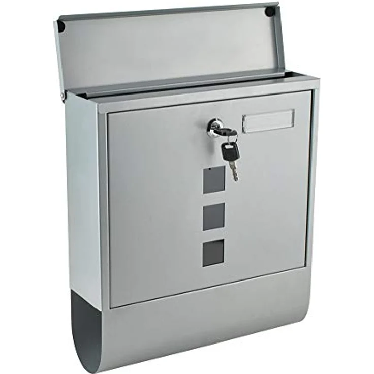 MALATEC Briefkasten Groß Postkarten Wandbriefkasten Briefe + 2 Tasten 1187 – Bild 1