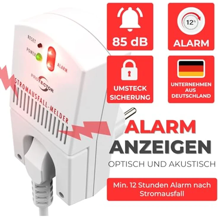 PROTECTOR Stromausfall-Melder SAM 1000 / Stromausfallmelder / Sicherheitstechnik – Bild 4