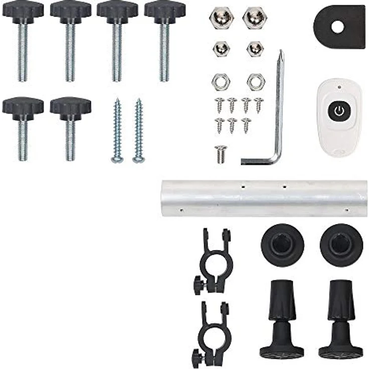 Klemmmarkise 300 cm Balkon Markise Sonnenschutz Terasse Fenstermarkise Creme – Bild 2