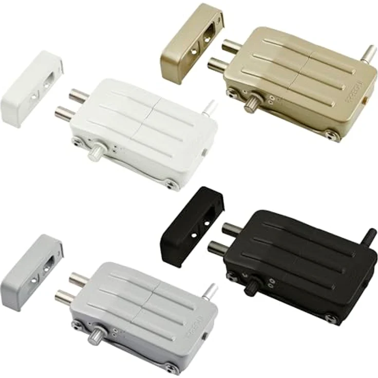 Arregui CI10D Sicherheitsschloss, unsichtbar, mit 4 Fernbedienungen, goldfarben – Bild 7