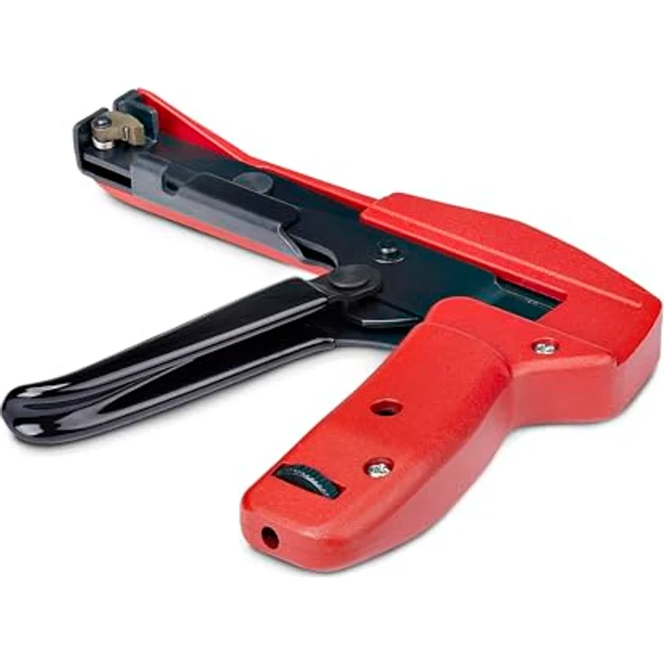 StarTech Nylon-Kabelbinderpistole, Werkzeug zum Schneiden und Installieren von Kabelbindern, rot, für Kabelbinder 2,4 - 4,8 mm – Bild 2