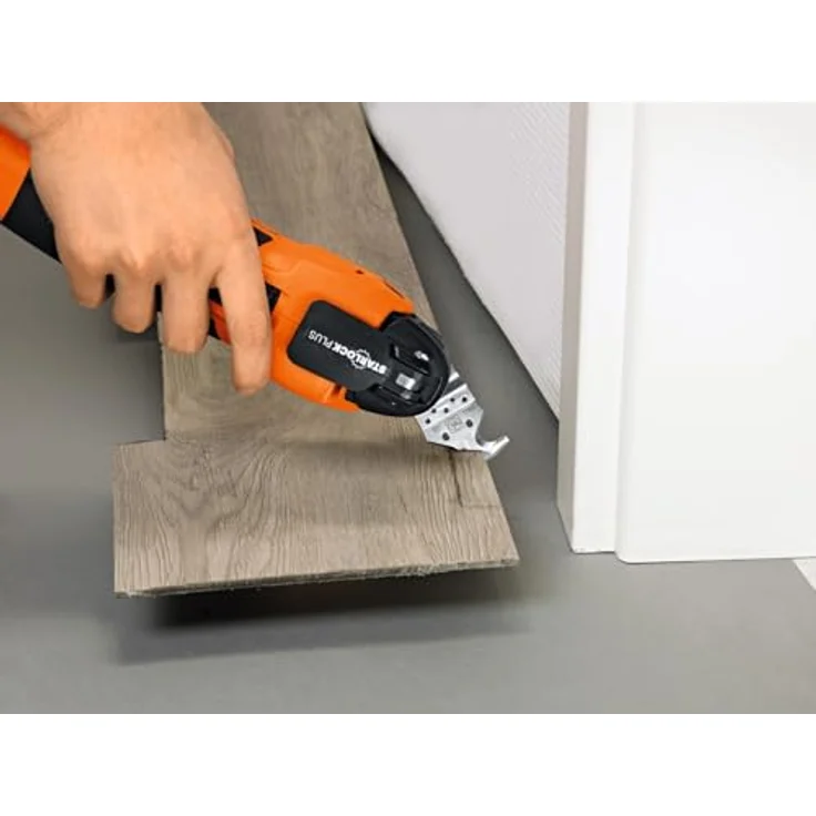 FEIN Multimesser Multifunzione VE 5 St., Multifunktionswerkzeug mit 3 Schneidflächen, Starlock Aufnahme, für Teppich, PVC-Boden, Karton und Bitumenschindeln – Bild 3