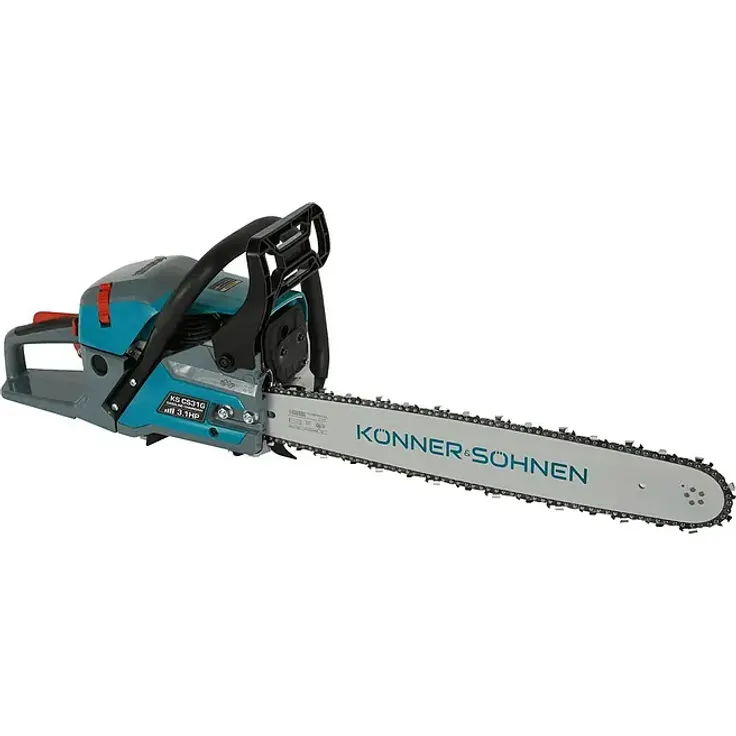 Könner & Söhnen Benzin-Kettensäge KS CS31G-20, 2,3 kW, 54,5 cm³, Schwertlänge 50 cm, mit Easy-Start-System und Sicherheitstechnologien