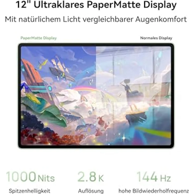 HUAWEI MatePad 12 x 2025 Tablet, 2,8K, 144 Hz, 1000 Nits, 12+256 GB, 10.100 mAh, 66 W Supercharge, WLAN 7, Ultra-Light-Tastatur, Grün – Bild 2