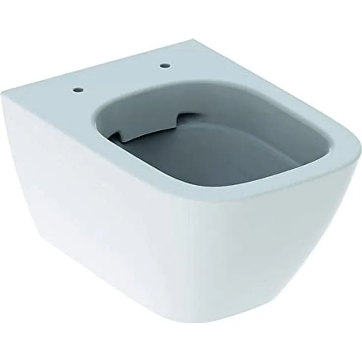 Konjac Sponge Toilette + Bidet, Smyle Square Wand-WC Tiefspüler, verkürzte Ausladung, geschlossene Form, rimfree 500379