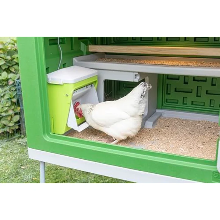 Kerbl SmartCoop Futterautomat mit Schutzklappe, 7,5 kg, Futternapf für Haustiere – Bild 5