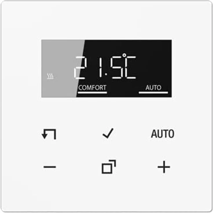 JUNG TRDLS1790WW, Raumtemperaturregler mit Display, programmierbar – Bild 1
