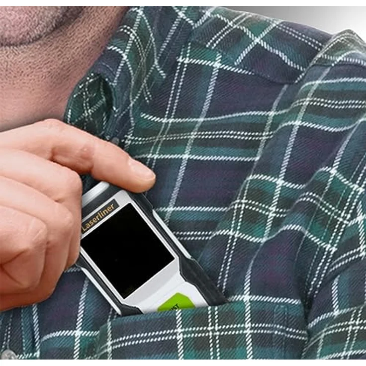 Laserliner Master Gi4, Laserentfernungsmesser 40m ± 2mm, grüne Lasertechnologie, IP40, mit LC-Display und gummiertem Gehäuse – Bild 5