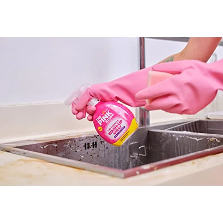 Spectrum The Pink Stuff Allzweckreiniger, 2 x 750 ml, vegan, streifenfreies Ergebnis, stark gegen Fett und Schmutz – Bild 7