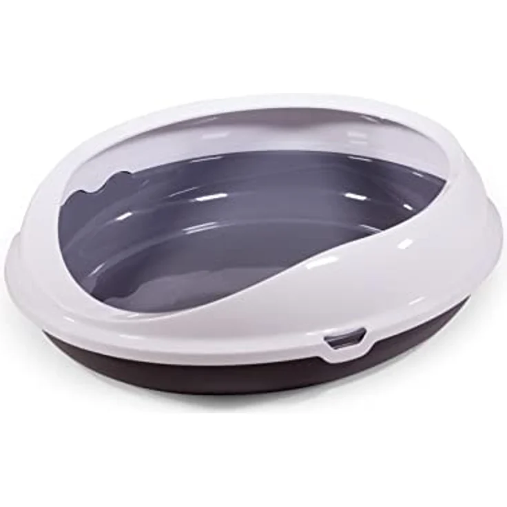 Katzentoilette "Figaro" grau 55 x 48,5 x 15,5 cm – Bild 5