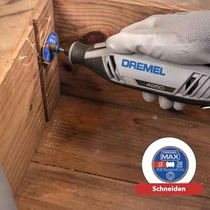 DREMEL DREMEL 4250-6/128 Platinum+ Box, Akku-Multifunktionswerkzeug mit 175-Watt-Motor, 6 Aufsätzen und 128-tlg. Zubehörset – Bild 9