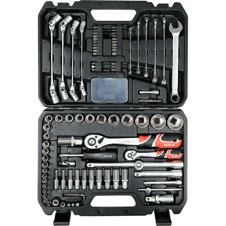 Yato Zestaw kluczy 93el 1/2' / 1/4', System-Koffer mit 3 Jahren Garantie – Bild 1
