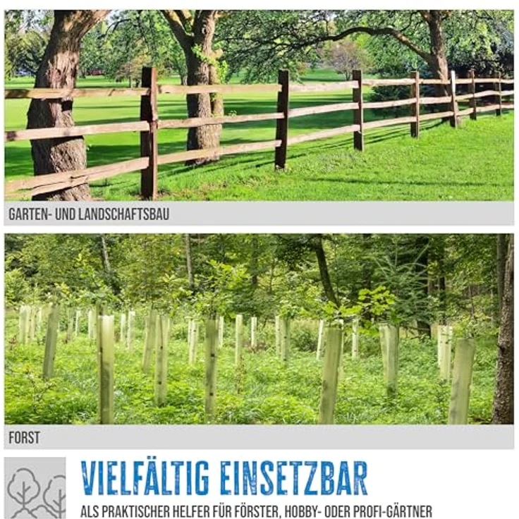 Güde Erdbohrer GE 2200, 2,2 kW Benzinmotor mit 3 Bohraufsätzen, blau-schwarz-silberfarben – Bild 3