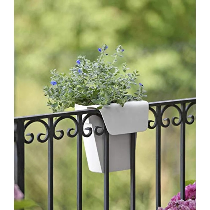 GAUTZSCH Pflanzkasten Cassetta UP, hängbar, 50 cm, anthrazit, UV- und frostbeständig, 9 l – Bild 5