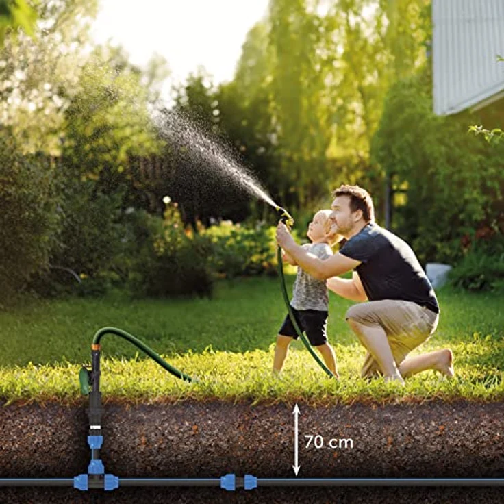 Kirchhoff Wasserleitung für Gartenbewässerung 25 mm x 100 m | PE Rohr für Sprinklersystem | Verlegerohr HDPE | DVGW | Trinkwasserleitung | Made in EU – Bild 4