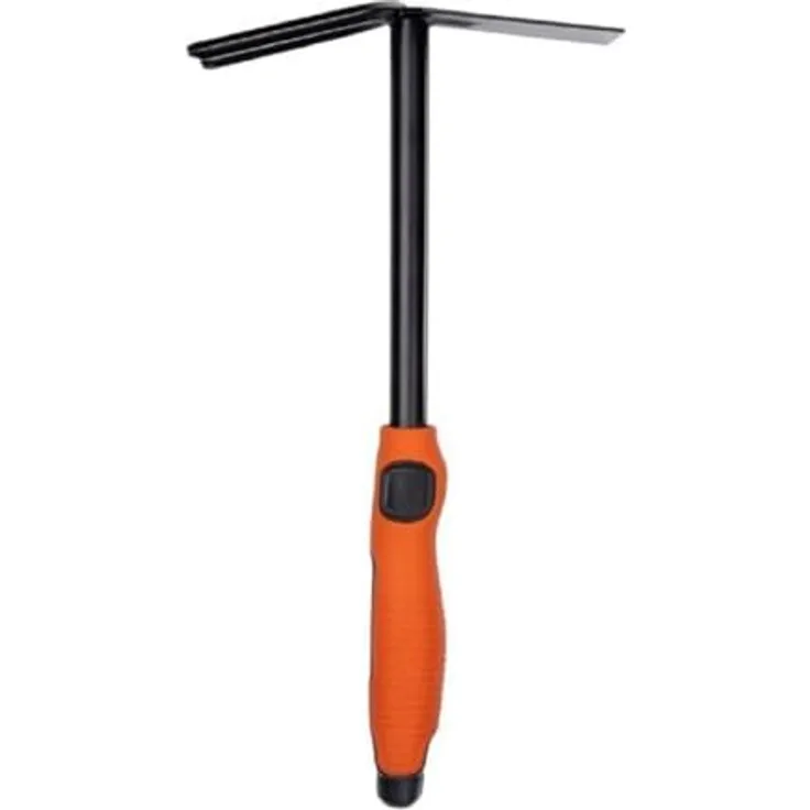 Black + Decker Doppelhandhacke, 30 cm Kultivator für effektives Hacken und Wurzel-Lockern