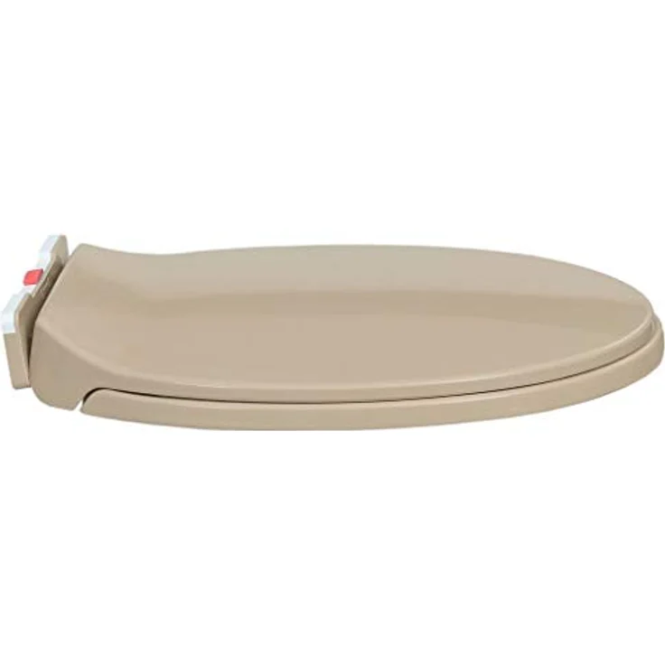 vidaXL Toilettensitz Oval mit Absenkautomatik und Schnellverschluss, Beige, Polypropylen, 42,5 x 35 cm – Bild 5