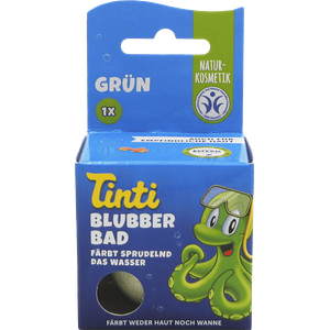 Bild für Tinti Blubber Bad 40 g grün – sprudelnde Badekugel mit Meersalz