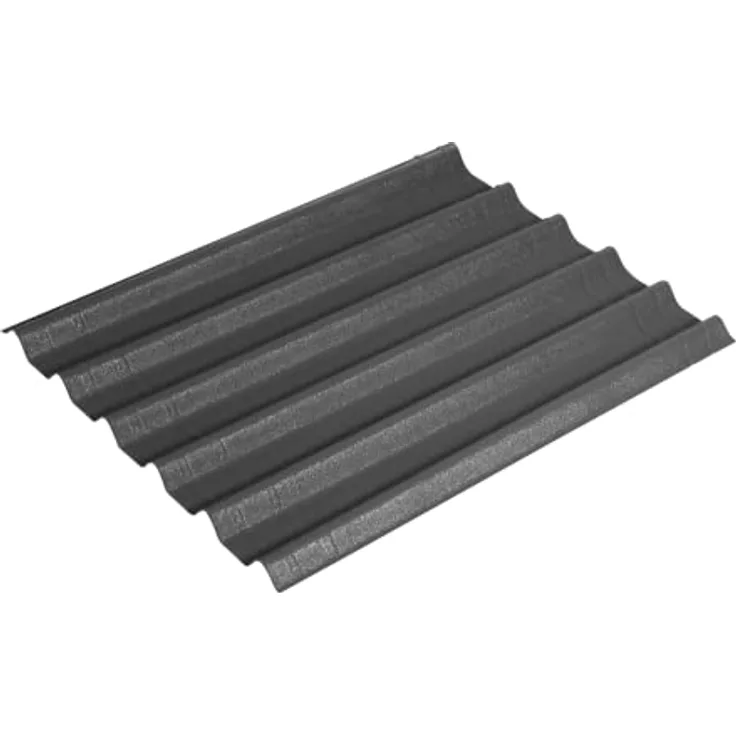 Onduline Easyfix Compact Dachplatte Wandplatte Bitumen Wellplatte 1x0,82m - anthrazit grau