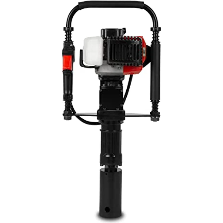 EBERTH GB1-RAM32, Benzin Pfahlramme mit 1,2 PS, 2-Takt Motor, max. Pfahldurchmesser 70mm, inkl. 2x Rammloch Adapter – Bild 7