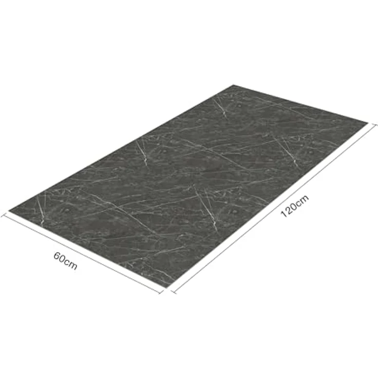 neu.haus Duschrückwand, Wandpaneel »Bladel« 4er Set 120 x 60 cm Grey Diamond, feuchtigkeitsunempfindlich, flexible Anpassung, schnelle Installation – Bild 8