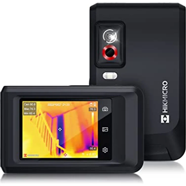 Hikmicro HM-TP42-3AQF/W-Pocket2 Wärmebildkamera, -20 bis 400 °C, 25 Hz, WiFi, 3,5 Zoll Touchscreen, IP54, duale IR- und visuelle Bildmodi – Bild 1