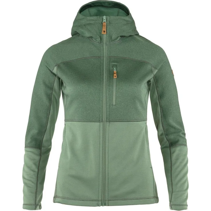 Fjällräven Damen Fleecejacke Abisko Trail Fleece, hohe Funktionalität und feuchtigkeitsableitend, Blau