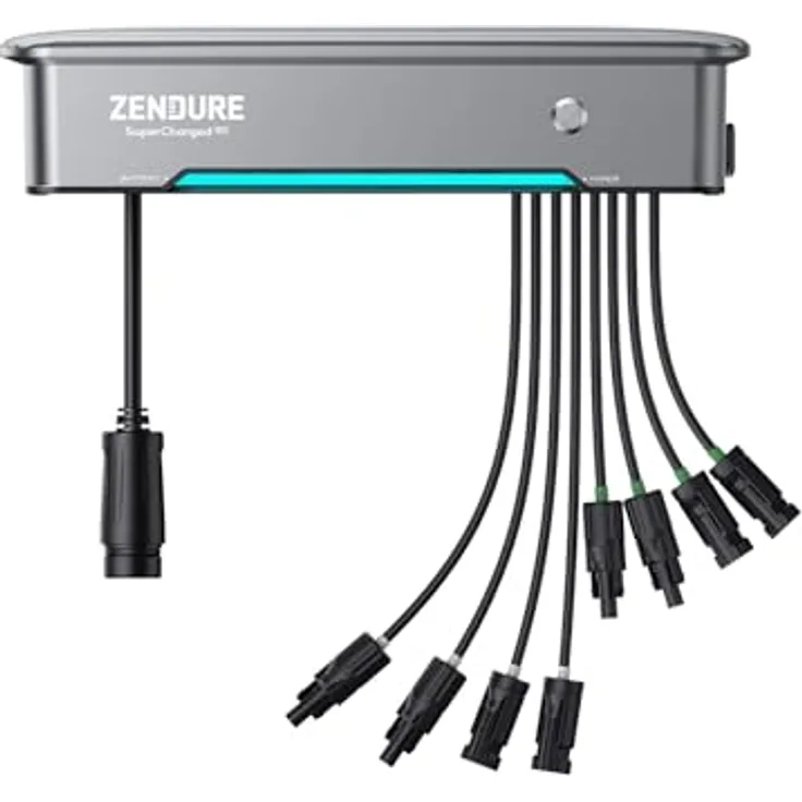 Zendure Hyper 2000, Eingebauter Mikrowechselrichter mit 1200W AC-Ausgang, 1800W Solar-Eingang, TOU-Funktion und Plug-and-Play Installation